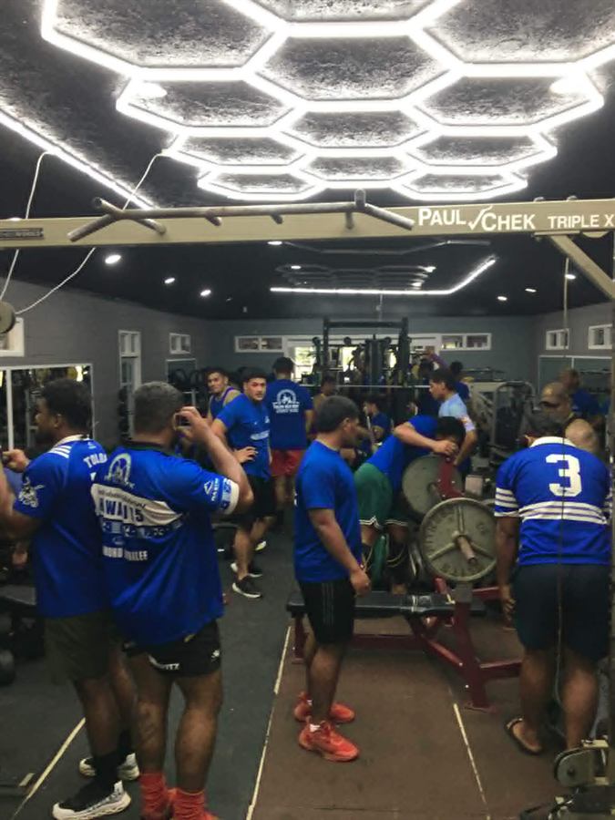 A packed training session at the gym